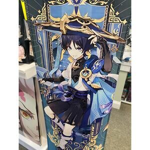 Wanderer Genshin Impact Wall Scroll Tapestry Print On Synthetic Canvas